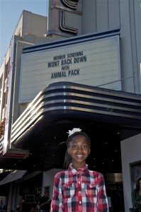 Ta'Naejah Reed at the Rafael with Animal Pack